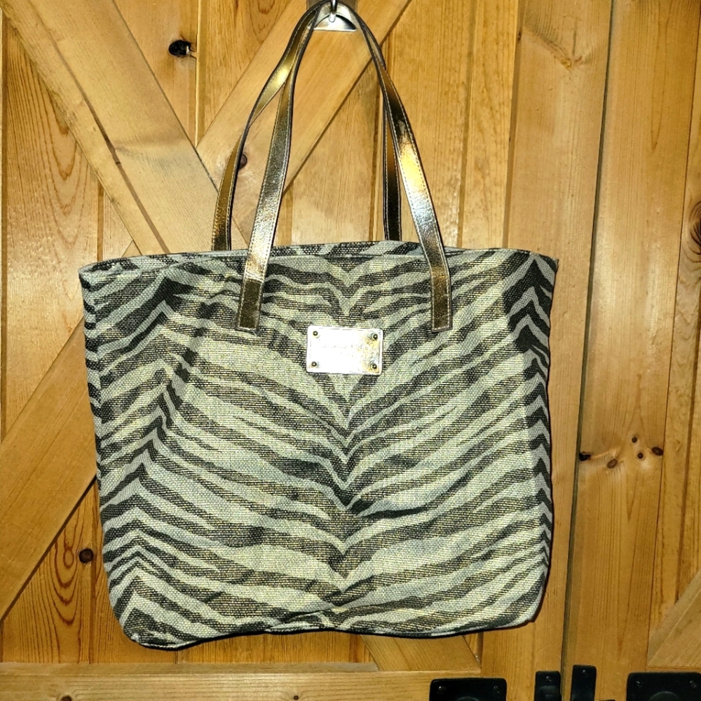 Michael Kors Beauty Tote Zebra Print